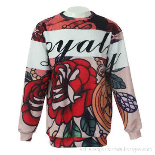 Men's Pullover Sweatshirt, Made of 100% Polyester Drift Material, No Color Fading